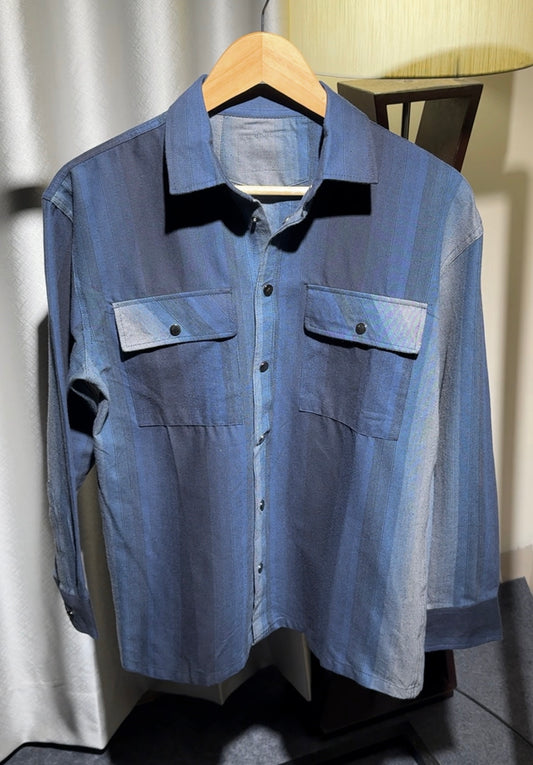 Luxe Flannel Shirt | Blue