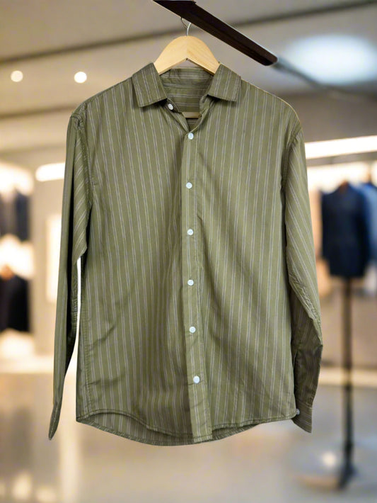 Heritage line shirt | Olive
