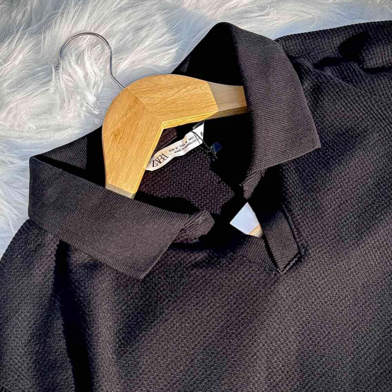 Old money polo | Black